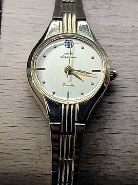 Jules Jurgensen Accessories - Jules Jurgensen Ladies Watch VTG 3208CH Diamond Accent 30mm Gold Plated 7"